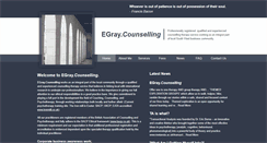Desktop Screenshot of egraycounselling.co.uk