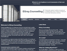 Tablet Screenshot of egraycounselling.co.uk